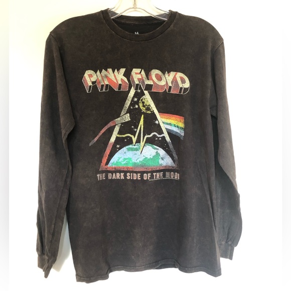 Pink Floyd Dark Side Of The Moon Long Sleeve Junk Food Tee Shirt - Picture 1 of 6